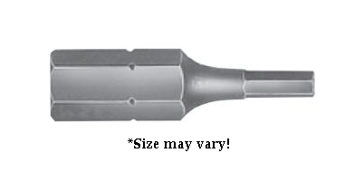 SB 2.5MM HEX INSERT BIT